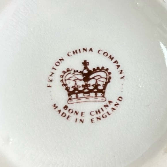 Vintage “Fenton China Company” Bone China TRINKET DISH. - Picture 4 of 4